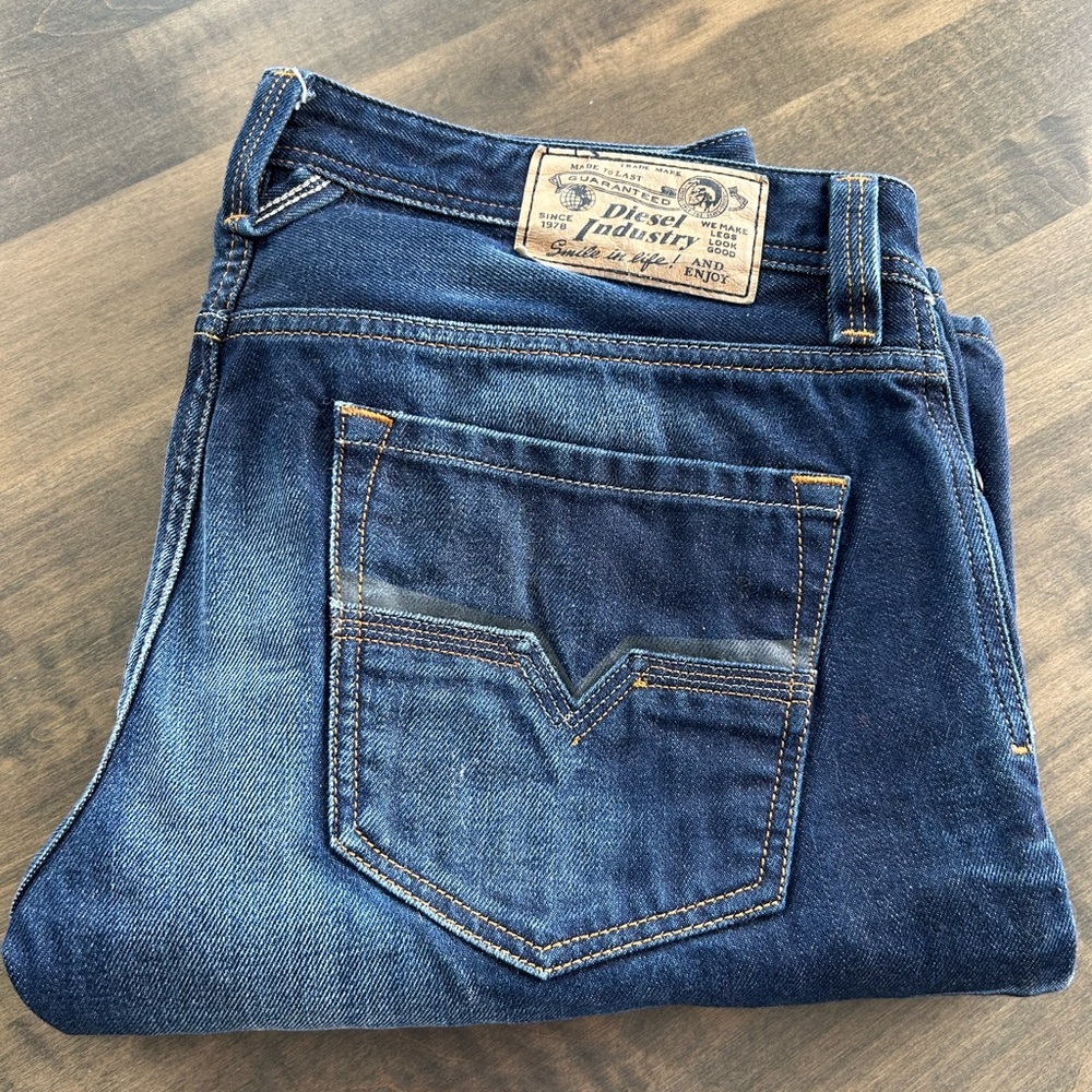 Diesel Larkee Dark Blue Regular Straight Jeans